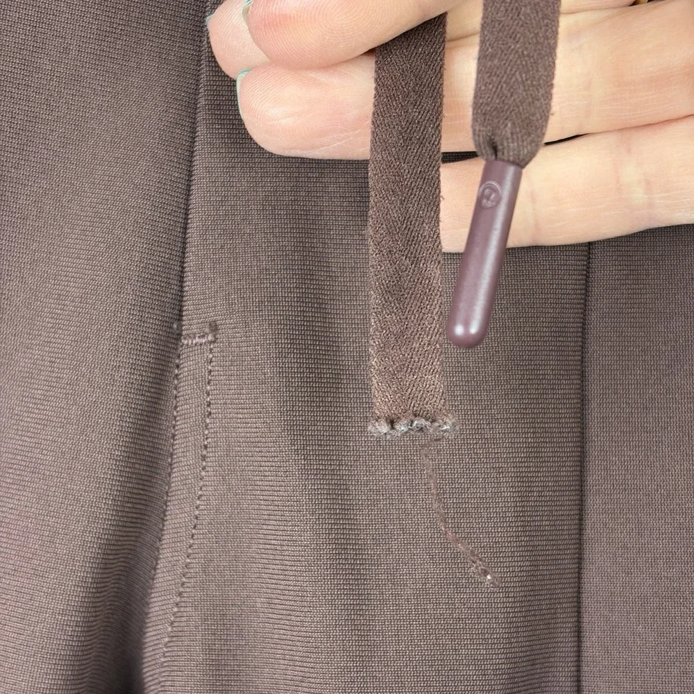 Lululemon Jogger Pants Mens Small Brown Earth ABC Warpstreme Athleisure Gym READ